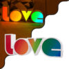 LEDTM® LOVE BOMBING 76551 Μοντέρνο Επιτραπέζιο Φωτιστικό Πορτατίφ LED 2W 120lm 180° DC 4.5V με Μπαταρίες 3xAAA IP20 Ψυχρό Λευκό 6000K - Πολύχρωμο - Μ36 x Π13.5 x Υ4.8cm - 2 Χρόνια Εγγύηση - Image 2