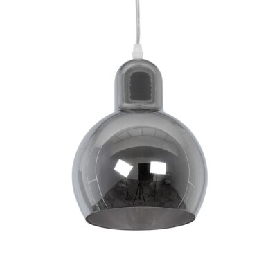 LEDTM® BOSSANOVA 01313 Μοντέρνο Κρεμαστό Φωτιστικό Οροφής με Ντουί 1 x E27 AC 220-240V IP20 - Γκρι - Μ18 x Π18 x Υ23cm