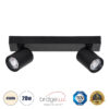 LEDTM® LEONARDO 60346 Μοντέρνο Φωτιστικό Οροφής LED 20W 2400lm 60° AC 220-240V IP20 Φυσικό Λευκό 4500K - Bridgelux COB - Μαύρο - Μ32 x Π7 x Υ11.8cm - 5 Χρόνια Εγγύηση - Image 2
