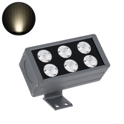 Alternative view of LEDTM® FLOODDANY 90376 Προβολέας Σποτ Wall Washer LED 24W 2760lm 5° DC 24V Αδιάβροχο IP65 Φυσικό Λευκό 4500K Dimmable - CREE XPE Chip - Γκρι Ανθρακί - Μ16 x Π9.5 x Υ7.5cm - 3 Χρόνια Εγγύηση