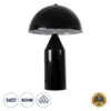 LEDTM® URANUS-S 61449 Μοντέρνο Επιτραπέζιο Φωτιστικό Πορτατίφ με Ντουί 2 x E27 AC 220-240V IP20 - Μαύρο - Μ25 x Π25 x Υ39cm - Image 2