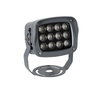 Alternative view of LEDTM® FLOODXENA 90122 Προβολέας Σποτ Wall Washer LED 12W 1380lm 10° AC 220-240V Αδιάβροχο IP65 Φυσικό Λευκό 4500K - Bridgelux SMD Chip - Γκρι Ανθρακί Ματ - Μ13.5 x Π11.5 x Υ15cm - 3 Χρόνια Εγγύηση