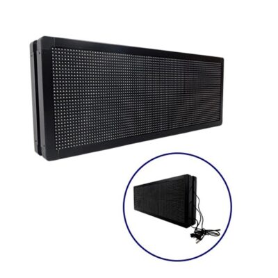 Alternative view of LEDTM® DISPLAY 90321 Κυλιόμενη Ψηφιακή Επιγραφή Διπλής Όψης 96x32cm P10 96x32 Pixel LED 300W AC 220-240V Αδιάβροχο IP65 Κόκκινο - WiFi Control μέσω FK APP - Αισθητήρας Θερμοκρασίας & Υγρασίας - Μ104 x Π12 x Υ40cm - 2 Χρόνια Εγγύηση