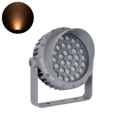 Alternative view of LEDTM® FLOODMENA 90337 Προβολέας Σποτ Wall Washer με Αντιθαμβωτική Γρίλια LED 36W 3060lm 30° AC 220-240V Αδιάβροχο IP67 Ultra Θερμό Λευκό 2200K - Bridgelux SMD Chip - Γκρι Ανθρακί - Μ23.5 x Π17.5 x Υ25.5cm - 3 Χρόνια Εγγύηση