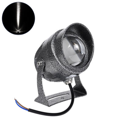 Alternative view of LEDTM® SPOT-XENIA 90509 Σποτ Φωτισμου Wall Washer LED 16W 1600lm 3° DC 24V Αδιάβροχο IP65 Φ9 x Υ12cm Ψυχρό Λευκό 6000K Dimmable - Σφυρήλατο Γκρι - 3 Years Warranty