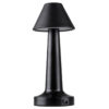 LEDTM® MOLLY 76515 Επαναφορτιζόμενο Επιτραπέζιο Φωτιστικό Πορτατίφ LED 1.5W 105lm 120° DC 5V IP44 Θερμό Λευκό 2700K Dimmable Μαύρο Αλουμίνιο - Μ10 x Π10 x Υ23cm - 2 Xρόνια Εγγύηση - Image 2