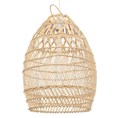 Alternative view of LEDTM® TAHITI 00710 Boho Κρεμαστό Φωτιστικό Οροφής με Ντουί 1 x E27 AC 220-240V IP20 - Μπεζ - Μ38 x Π38 x Υ50cm