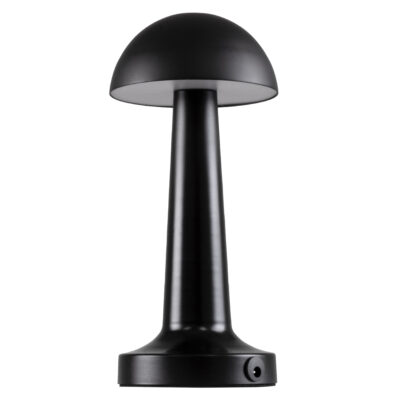 Alternative view of LEDTM® COCO 76509 Επαναφορτιζόμενο Επιτραπέζιο Φωτιστικό Πορτατίφ LED 1.5W 105lm 120° DC 5V IP44 Θερμό Λευκό 2700K Dimmable Μαύρο Αλουμίνιο - Μ10 x Π10 x Υ22cm - 2 Xρόνια Εγγύηση