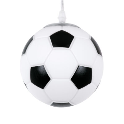 Alternative view of LEDTM® FOOTBALL 00643 Παιδικό Κρεμαστό Φωτιστικό Οροφής με Ντουί 1 x E27 AC 220-240V IP20 - Λευκό & Μαύρο - Μ15 x Π15 x Y18cm