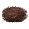 LEDTM® MINORCA 01734 Boho Κρεμαστό Φωτιστικό Οροφής με Ντουί 1 x E27 AC 220-240V IP20 - Καφέ - Μ60 x Π60 x Y35cm - Image 2