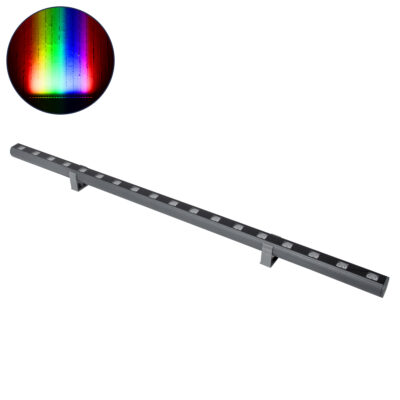 Alternative view of LEDTM® WASHERPANDA 90585 Μπάρα Φωτισμού Wall Washer LED 36W 3060lm 15° DC 24V Αδιάβροχο IP65 Πολύχρωμο RGBW Dimmable DMX512 - Bridgelux SMD Chip - Γκρι Ανθρακί Ματ - Μ100 x Π4 x Υ3.5cm - 3 Χρόνια Εγγύηση
