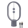 LEDTM® 76545 Επιτραπέζιο Φωτιστικό Πορτατίφ LED 15W 1500lm 360° DC 5V IP20 Θερμό Λευκό 2700K Γκρι & Λευκό Πλαστικό - Μ14 x Π5.5 x Υ24.8cm - 2 Xρόνια Εγγύηση - Image 2