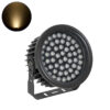 LEDTM® FLOODNEVA 90398 Προβολέας Σποτ Wall Washer LED 54W 4860lm 30° DC 24V Αδιάβροχο IP65 Θερμό Λευκό 2700K Dimmable - Bridgelux SMD Chip - Μαύρο - Μ24.5 x Π24.5 x Υ14.7cm - 3 Χρόνια Εγγύηση - Image 2