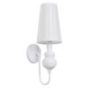LEDTM® LAURA 01499 Μοντέρνο Φωτιστικό Τοίχου - Απλίκα με Ντουί 1 x E27 AC 220-240V IP20 - Λευκό - Μ21 x Π15 x Y48cm - Image 2