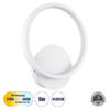 LEDTM® TED 61071 Μοντέρνο Φωτιστικό Τοίχου - Απλίκα LED 9W 1080lm 300° AC 220-240V IP20 Ρυθμιζόμενο Λευκό CCT με On/Off 2700K/4500K/6000K - Lumileds SMD Chip - Λευκό Ματ - Μ20 x Π5.5 x Υ23cm - 3 Χρόνια Εγγύηση - Image 2