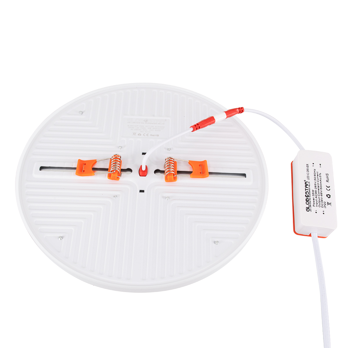 LEDTM® PANELEON 60193 Χωνευτό Panel Οροφής με Σύστημα Ρυθμιζόμενης Τρύπας Κοπής LED 33W 3393lm 180° AC 220-240V IP20 Θερμό Λευκό 2700K - Lumileds SMD Chip & TÜV SÜD Driver - Λευκό Γαλακτερό - Μ22.2 x Π22.2 x Υ2cm / Q3.5cm έως Q20.5cm - 3 Χρόνια Εγγύηση - Image 7