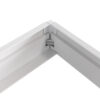 LEDTM® PANELBASE 60221 Επιτοίχιο Πλαίσιο Στήριξης Ειδικό για Πάνελ 120x30cm - Μ120 x Π30 x Υ4.4cm - Image 4