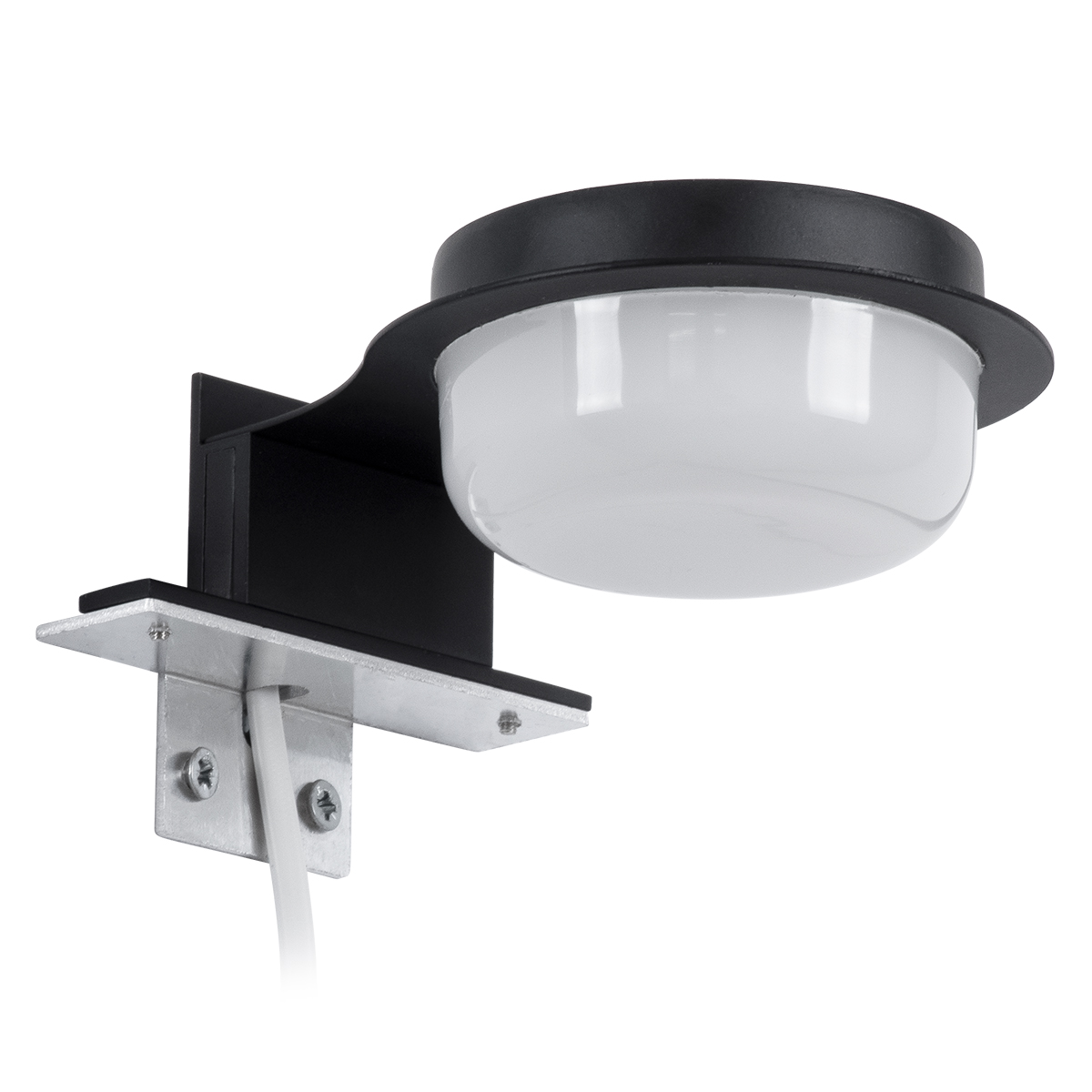 LEDTM® KIARA 60400 Μοντέρνο Φωτιστικό Τοίχου - Απλίκα Καθρέπτη Μπάνιου LED 5W 560lm 120° AC 220-240V IP44 Φυσικό Λευκό 4500K - Lumileds SMD Chip & TÜV SÜD Driver - Μαύρο Ματ & Λευκό - Μ10 x Π13 x Υ3cm - 3 Χρόνια Εγγύηση - Image 5