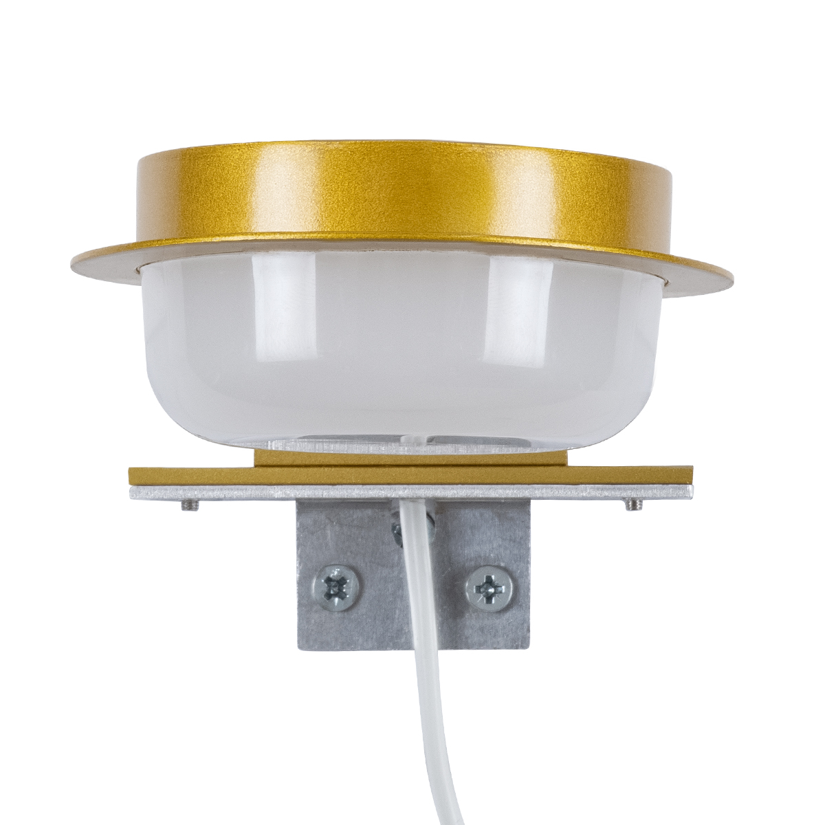 LEDTM® KIARA 60401 Μοντέρνο Φωτιστικό Τοίχου - Απλίκα Καθρέπτη Μπάνιου LED 5W 560lm 120° AC 220-240V IP44 Φυσικό Λευκό 4500K - Lumileds SMD Chip & TÜV SÜD Driver - Χρυσό & Λευκό - Μ10 x Π13 x Υ3cm - 3 Χρόνια Εγγύηση - Image 6