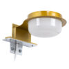 LEDTM® KIARA 60401 Μοντέρνο Φωτιστικό Τοίχου - Απλίκα Καθρέπτη Μπάνιου LED 5W 560lm 120° AC 220-240V IP44 Φυσικό Λευκό 4500K - Lumileds SMD Chip & TÜV SÜD Driver - Χρυσό & Λευκό - Μ10 x Π13 x Υ3cm - 3 Χρόνια Εγγύηση - Image 5