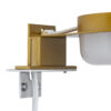 LEDTM® KIARA 60401 Μοντέρνο Φωτιστικό Τοίχου - Απλίκα Καθρέπτη Μπάνιου LED 5W 560lm 120° AC 220-240V IP44 Φυσικό Λευκό 4500K - Lumileds SMD Chip & TÜV SÜD Driver - Χρυσό & Λευκό - Μ10 x Π13 x Υ3cm - 3 Χρόνια Εγγύηση - Image 9