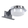 LEDTM® KIARA 60402 Μοντέρνο Φωτιστικό Τοίχου - Απλίκα Καθρέπτη Μπάνιου LED 5W 560lm 120° AC 220-240V IP44 Φυσικό Λευκό 4500K - Lumileds SMD Chip & TÜV SÜD Driver - Νίκελ Χρώμιο & Λευκό - Μ10 x Π13 x Υ3cm - 3 Χρόνια Εγγύηση - Image 3