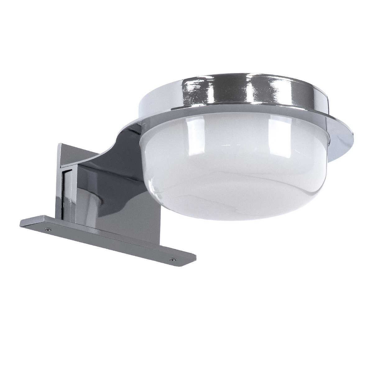 LEDTM® KIARA 60402 Μοντέρνο Φωτιστικό Τοίχου - Απλίκα Καθρέπτη Μπάνιου LED 5W 560lm 120° AC 220-240V IP44 Φυσικό Λευκό 4500K - Lumileds SMD Chip & TÜV SÜD Driver - Νίκελ Χρώμιο & Λευκό - Μ10 x Π13 x Υ3cm - 3 Χρόνια Εγγύηση - Image 3