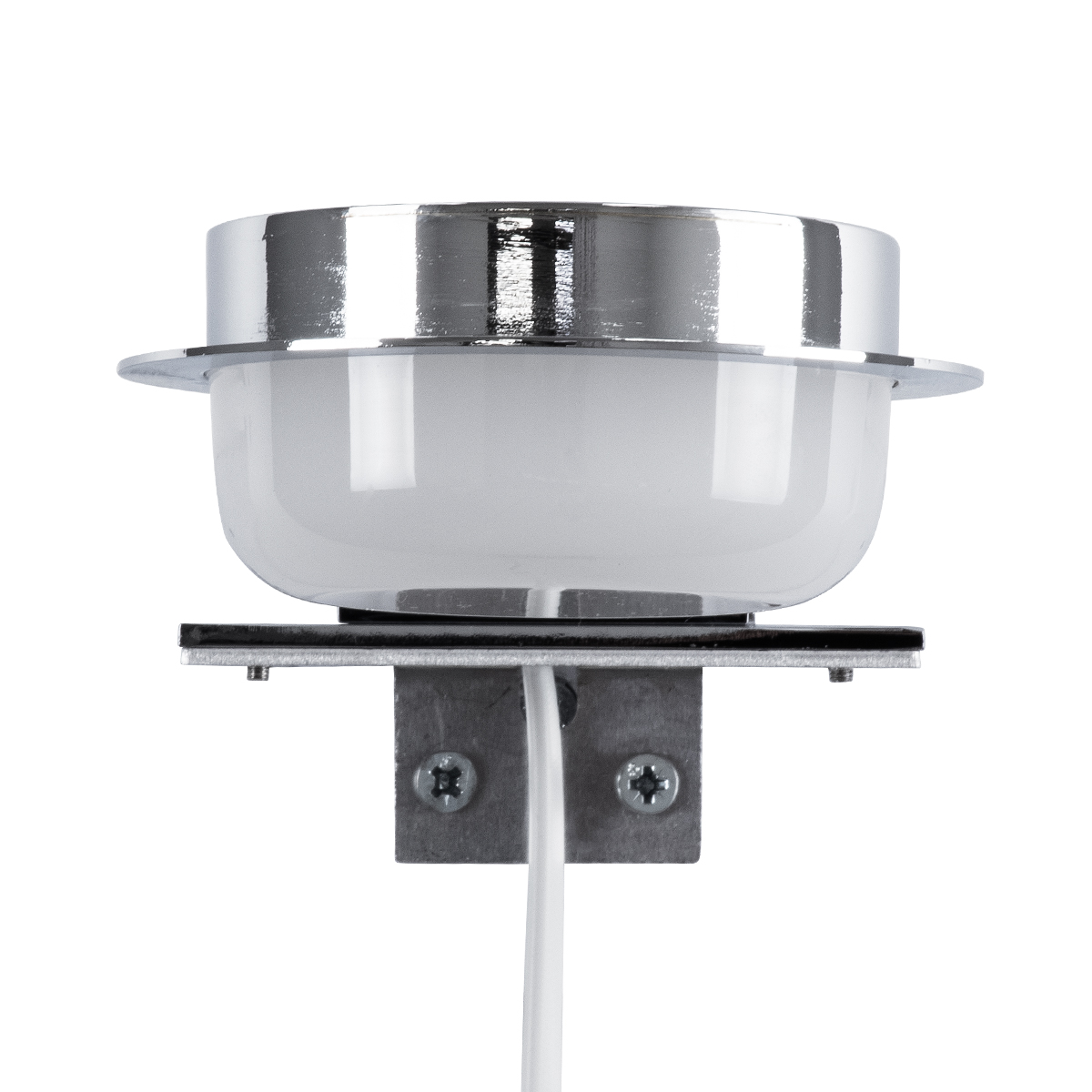 LEDTM® KIARA 60402 Μοντέρνο Φωτιστικό Τοίχου - Απλίκα Καθρέπτη Μπάνιου LED 5W 560lm 120° AC 220-240V IP44 Φυσικό Λευκό 4500K - Lumileds SMD Chip & TÜV SÜD Driver - Νίκελ Χρώμιο & Λευκό - Μ10 x Π13 x Υ3cm - 3 Χρόνια Εγγύηση - Image 6