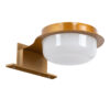 LEDTM® KIARA 60403 Μοντέρνο Φωτιστικό Τοίχου - Απλίκα Καθρέπτη Μπάνιου LED 5W 560lm 120° AC 220-240V IP44 Φυσικό Λευκό 4500K - Lumileds SMD Chip & TÜV SÜD Driver - Χάλκινο & Λευκό - Μ10 x Π13 x Υ3cm - 3 Χρόνια Εγγύηση - Image 3