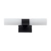 LEDTM® ANAIS 60408 Μοντέρνο Φωτιστικό Τοίχου - Απλίκα Καθρέπτη Μπάνιου με Ντουί 2 x G9 AC 220-240V IP44 - Μαύρο Ματ & Λευκό - Μ34 x Π12 x Υ11cm - Image 4