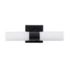 LEDTM® ANAIS 60408 Μοντέρνο Φωτιστικό Τοίχου - Απλίκα Καθρέπτη Μπάνιου με Ντουί 2 x G9 AC 220-240V IP44 - Μαύρο Ματ & Λευκό - Μ34 x Π12 x Υ11cm - Image 6