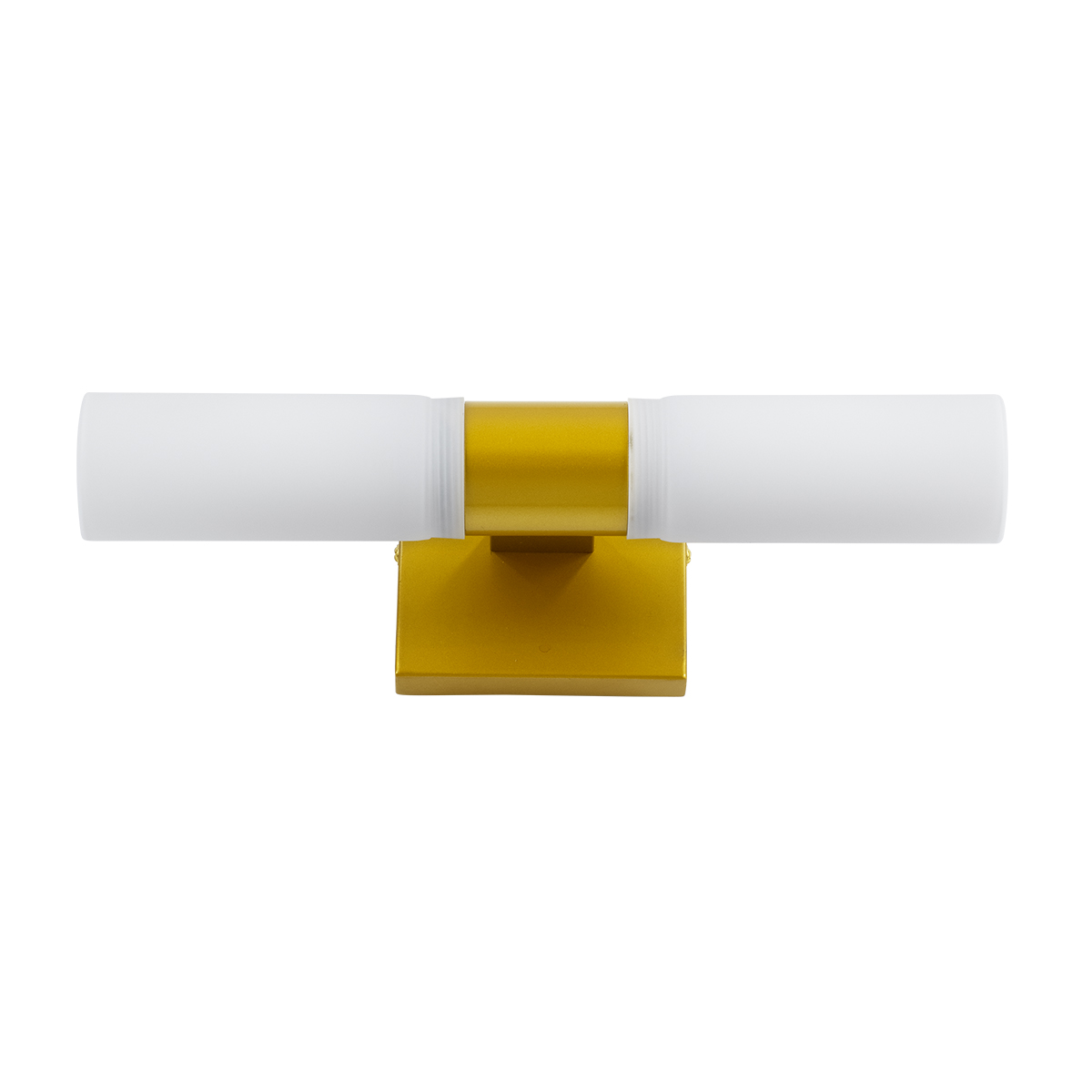 LEDTM® ANAIS 60409 Μοντέρνο Φωτιστικό Τοίχου - Απλίκα Καθρέπτη Μπάνιου με Ντουί 2 x G9 AC 220-240V IP44 - Χρυσό Βούρτσας & Λευκό - Μ34 x Π12 x Υ11cm - Image 4