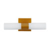 LEDTM® ANAIS 60411 Μοντέρνο Φωτιστικό Τοίχου - Απλίκα Καθρέπτη Μπάνιου με Ντουί 2 x G9 AC 220-240V Αδιάβροχο IP44 - Χάλκινο & Λευκό - Μ34 x Π12 x Υ11cm - Image 6