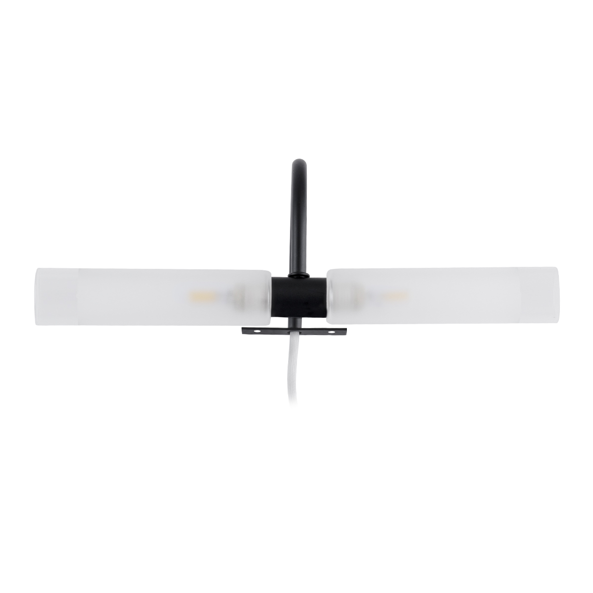LEDTM® FLORA 60412 Μοντέρνο Φωτιστικό Τοίχου - Απλίκα Καθρέπτη Μπάνιου με Ντουί 2 x G9 AC 220-240V IP44 - Μαύρο Ματ - Μ31 x Π13 x Υ12cm - Image 3