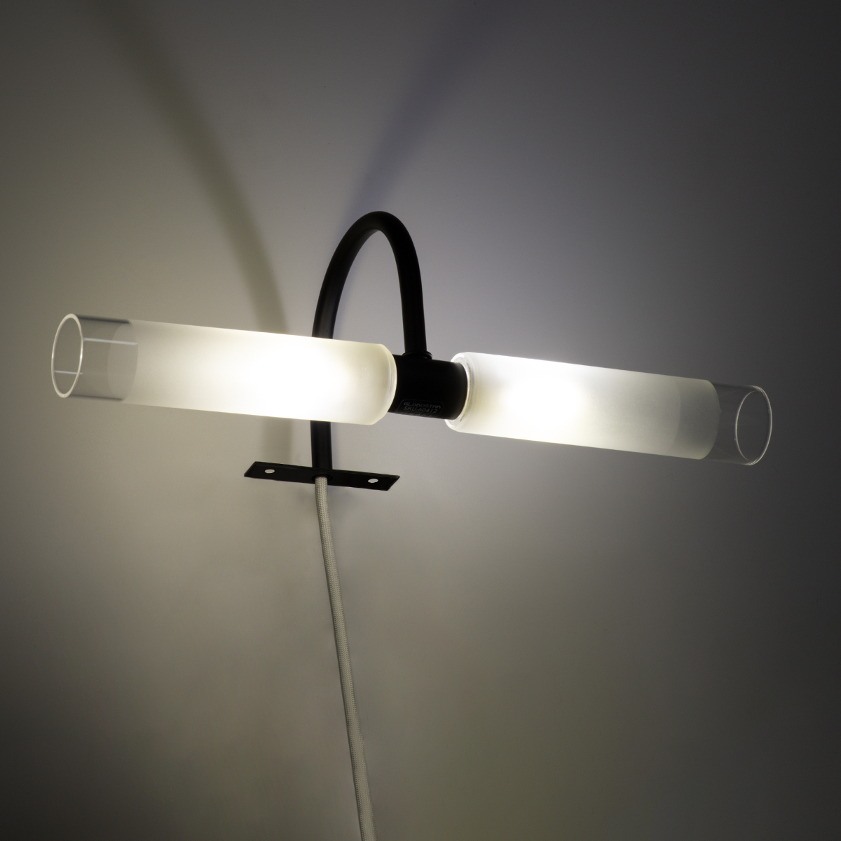 LEDTM® FLORA 60412 Μοντέρνο Φωτιστικό Τοίχου - Απλίκα Καθρέπτη Μπάνιου με Ντουί 2 x G9 AC 220-240V IP44 - Μαύρο Ματ - Μ31 x Π13 x Υ12cm - Image 7
