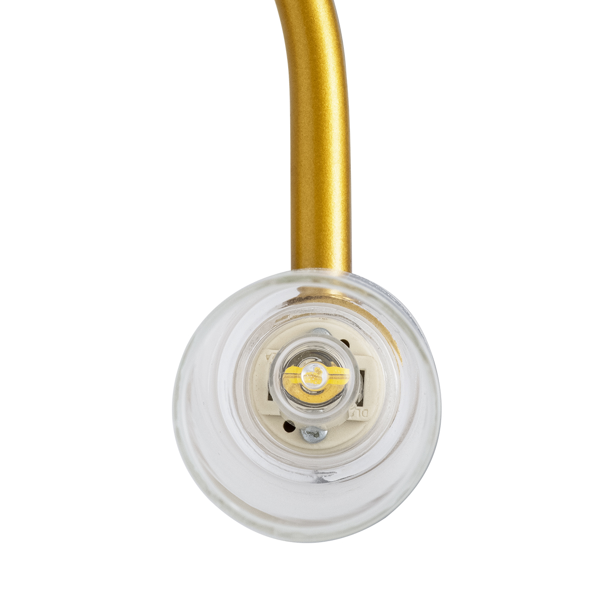 LEDTM® FLORA 60413 Μοντέρνο Φωτιστικό Τοίχου - Απλίκα Καθρέπτη Μπάνιου με Ντουί 2 x G9 AC 220-240V IP44 - Χρυσό & Λευκό - Μ31 x Π13 x Υ12cm - Image 5