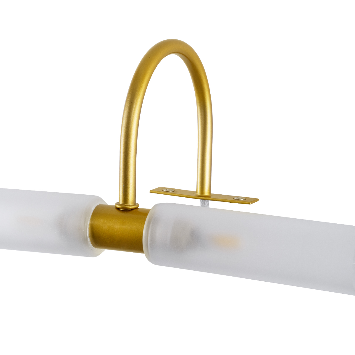LEDTM® FLORA 60413 Μοντέρνο Φωτιστικό Τοίχου - Απλίκα Καθρέπτη Μπάνιου με Ντουί 2 x G9 AC 220-240V IP44 - Χρυσό & Λευκό - Μ31 x Π13 x Υ12cm - Image 6