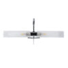LEDTM® FLORA 60414 Μοντέρνο Φωτιστικό Τοίχου - Απλίκα Καθρέπτη Μπάνιου με Ντουί 2 x G9 AC 220-240V IP44 - Νίκελ Χρώμιο - Μ31 x Π13 x Υ12cm - Image 3