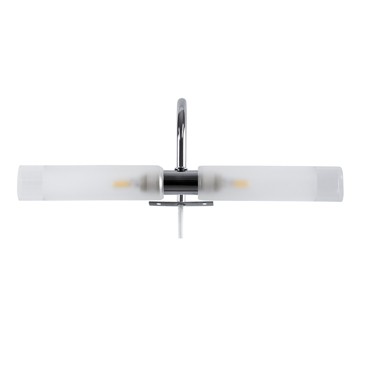 LEDTM® FLORA 60414 Μοντέρνο Φωτιστικό Τοίχου - Απλίκα Καθρέπτη Μπάνιου με Ντουί 2 x G9 AC 220-240V IP44 - Νίκελ Χρώμιο - Μ31 x Π13 x Υ12cm - Image 3