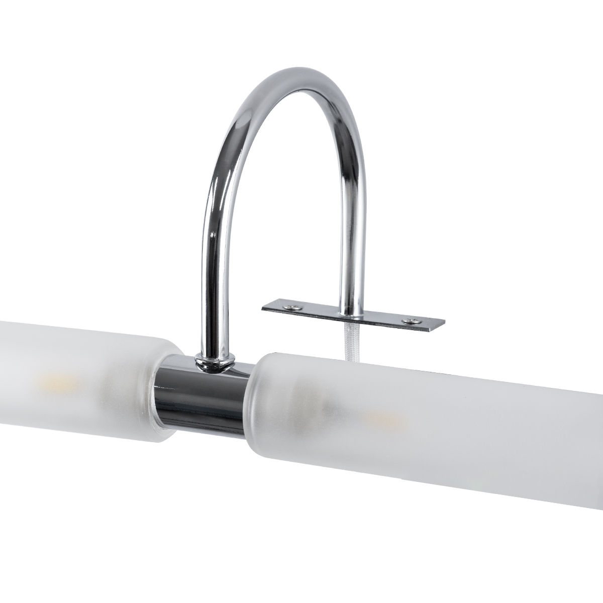 LEDTM® FLORA 60414 Μοντέρνο Φωτιστικό Τοίχου - Απλίκα Καθρέπτη Μπάνιου με Ντουί 2 x G9 AC 220-240V IP44 - Νίκελ Χρώμιο - Μ31 x Π13 x Υ12cm - Image 6