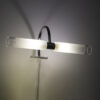 LEDTM® FLORA 60414 Μοντέρνο Φωτιστικό Τοίχου - Απλίκα Καθρέπτη Μπάνιου με Ντουί 2 x G9 AC 220-240V IP44 - Νίκελ Χρώμιο - Μ31 x Π13 x Υ12cm - Image 7