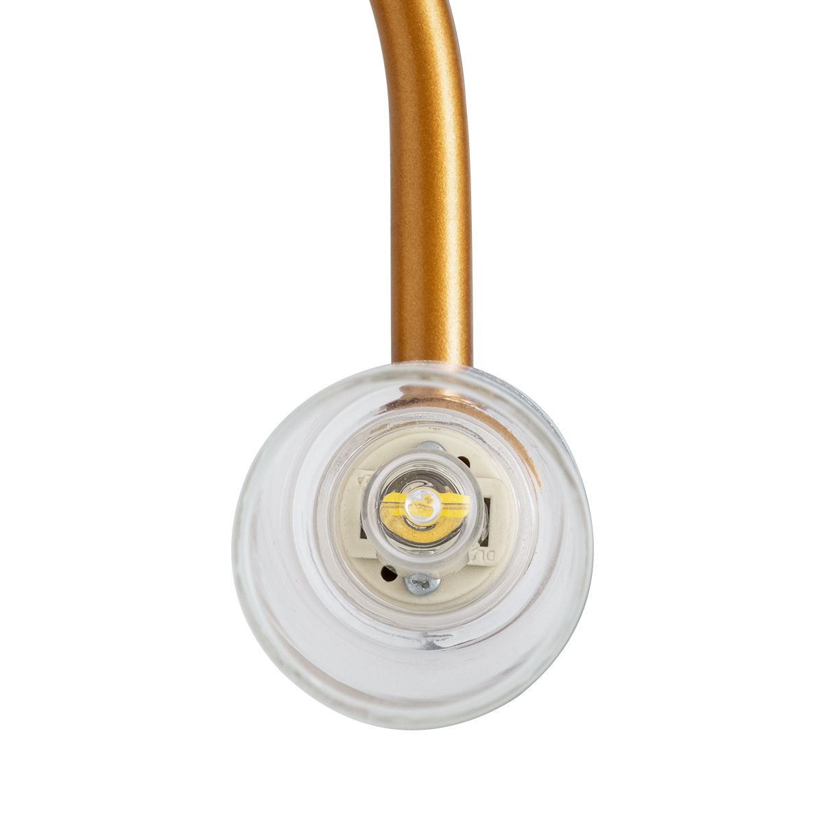 LEDTM® FLORA 60415 Μοντέρνο Φωτιστικό Τοίχου - Απλίκα Καθρέπτη Μπάνιου με Ντουί 2 x G9 AC 220-240V IP44 - Χάλκινο & Λευκό - Μ31 x Π13 x Υ12cm - Image 5
