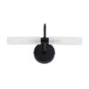 LEDTM® PAOLA 60416 Μοντέρνο Φωτιστικό Τοίχου - Απλίκα Καθρέπτη Μπάνιου με Ντουί 2 x G9 AC 220-240V Αδιάβροχο IP44 - Μαύρο Ματ & Λευκό - Μ31 x Π16 x Υ15cm - Image 4