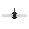 LEDTM® PAOLA 60416 Μοντέρνο Φωτιστικό Τοίχου - Απλίκα Καθρέπτη Μπάνιου με Ντουί 2 x G9 AC 220-240V Αδιάβροχο IP44 - Μαύρο Ματ & Λευκό - Μ31 x Π16 x Υ15cm - Image 5
