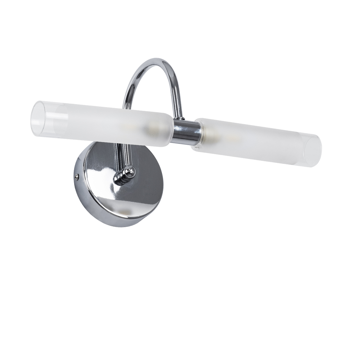 LEDTM® PAOLA 60418 Μοντέρνο Φωτιστικό Τοίχου - Απλίκα Καθρέπτη Μπάνιου με Ντουί 2 x G9 AC 220-240V IP44 - Νίκελ Χρώμιο - Μ31 x Π16 x Υ15cm - Image 3