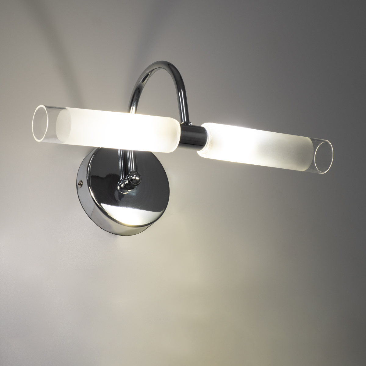 LEDTM® PAOLA 60418 Μοντέρνο Φωτιστικό Τοίχου - Απλίκα Καθρέπτη Μπάνιου με Ντουί 2 x G9 AC 220-240V IP44 - Νίκελ Χρώμιο - Μ31 x Π16 x Υ15cm - Image 9