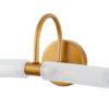 LEDTM® PAOLA 60419 Μοντέρνο Φωτιστικό Τοίχου - Απλίκα Καθρέπτη Μπάνιου με Ντουί 2 x G9 AC 220-240V Αδιάβροχο IP44 - Χάλκινο & Λευκό - Μ31 x Π16 x Υ15cm - Image 8