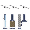 LEDTM® NINA 60420 Μοντέρνο Φωτιστικό Τοίχου - Απλίκα Καθρέπτη Μπάνιου LED 12W 1400lm 120° AC 220-240V IP44 Φυσικό Λευκό 4500K - Lumileds SMD Chip & TÜV SÜD Driver - Μαύρο Ματ - Μ60 x Π10.5 x Υ4cm - 3 Χρόνια Εγγύηση - Image 9