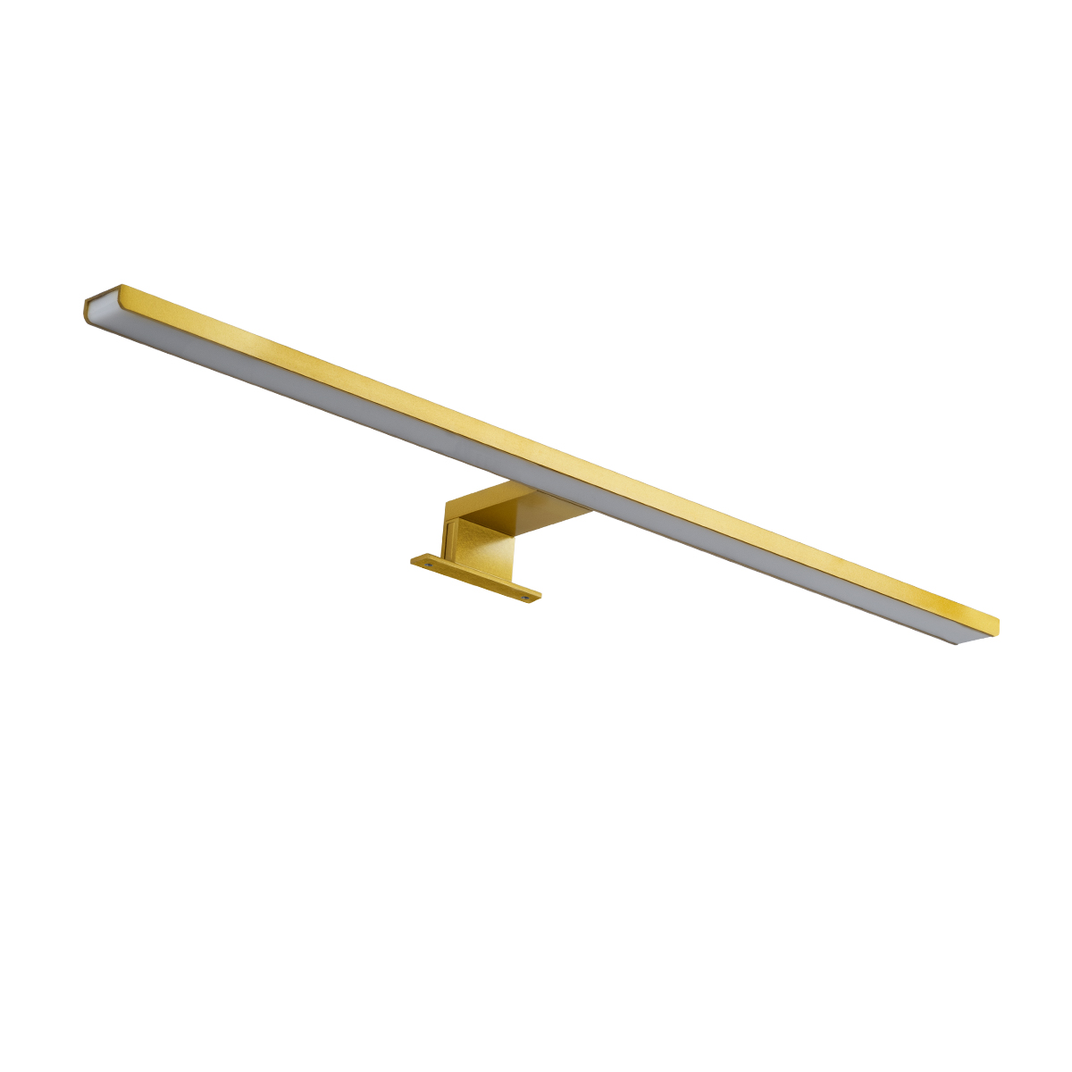 LEDTM® NINA 60421 Μοντέρνο Φωτιστικό Τοίχου - Απλίκα Καθρέπτη Μπάνιου LED 12W 1400lm 120° AC 220-240V IP44 Φυσικό Λευκό 4500K - Lumileds SMD Chip & TÜV SÜD Driver - Σατινέ Χρυσό Βούρτσας - Μ60 x Π10.5 x Υ4cm - 3 Χρόνια Εγγύηση - Image 3