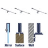 LEDTM® NINA 60422 Μοντέρνο Φωτιστικό Τοίχου - Απλίκα Καθρέπτη Μπάνιου LED 12W 1400lm 120° AC 220-240V IP44 Φυσικό Λευκό 4500K - Lumileds SMD Chip & TÜV SÜD Driver - Νίκελ Χρώμιο - Μ60 x Π10.5 x Υ4cm - 3 Χρόνια Εγγύηση - Image 9